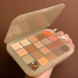 20 Colors Chesnut Eyeshadow Palette Glitter Palette Pearl Matte Long Lasting Waterproof Eyeshadow