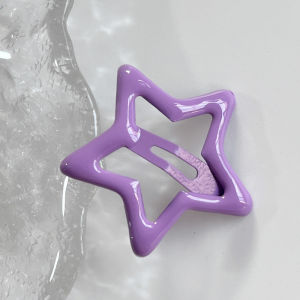 🔥Cozyrooms👍y2k dopamine colored hairpin five-pointed star bb clip small hairpin bangs side hairpin cute headdress