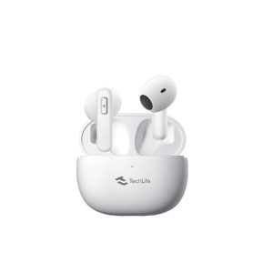Techlife Wireless Earbuds | 30 Hours Playback Time | AI Environmental Noise Cancellation | IPX 5 Water | Original Realme Malaysia