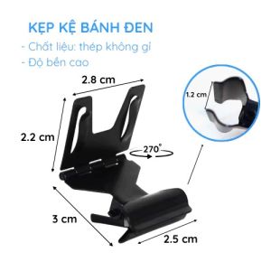 Kẹp wobbler inox kẹp giấy sale tên hàng tên sản phẩm chuyên dùng tại tiệm bánh ngọt bánh mì.