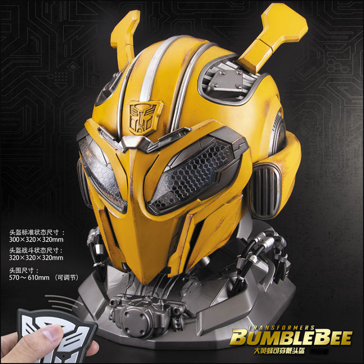 Genuine Killerbody Transformers Bumblebee Helmet Wearable Voice Genuine killerbody transformers bumblebee helmet wearable voice