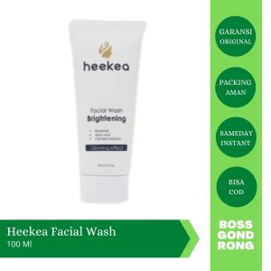 Heekea Facial Wash Brightening Mencerahkan Kulit Mengandung Extract Chamomile Dan Aloevera Sebagai Anti Inflamasi Dan Menjadikan Kulit Tampak Lebih Cerah Menjaga Kelembaban Dan Kelembutan Kulit
