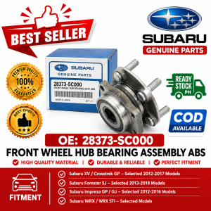 Front Wheel Hub Bearing Assembly 28373-SC000 with ABS for Subaru XV / Forester / Impreza