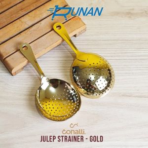 Saringan Julep Strainer Cocktail Gold Sendok Saringan Bar Tool Conalli