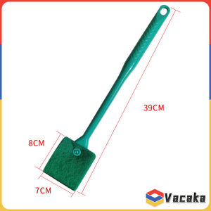 Double-Sided Aquarium Fish Tank Algae Cleaning Brush with Non-Slip Long Handle
