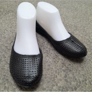 SEPATU TEPLEK WANITA HITAM/SEPATU WANITA FULL KARET
