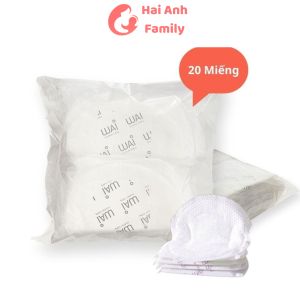Miếng lót thấm sữa WAI siêu thấm chống tràn túi 100 miếng