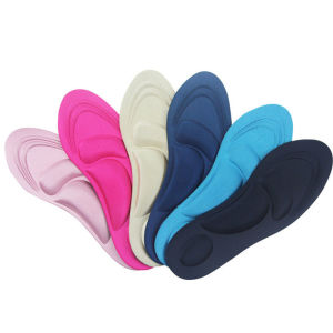 1Pair 4D Sponge Pain Relief Soft Arch Support Cutting Shoe Pad Foot Care Inexpensive Insoles