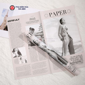 Giấy Gói Hoa Chữ PAPER Phong Cách Hàn Quốc