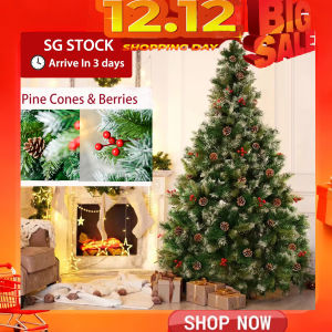 [SG FAST DELIVERY] Premium Artificial Christmas Trees With Dense Branches For HomePartiesBest Quality With Various Designs150cm(5ft)180cm(6ft)210cm(7ft)