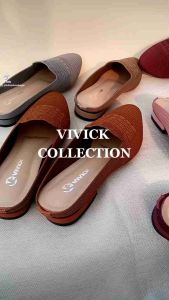 sepatu sandal wanita rajut terbaru hak 2cm