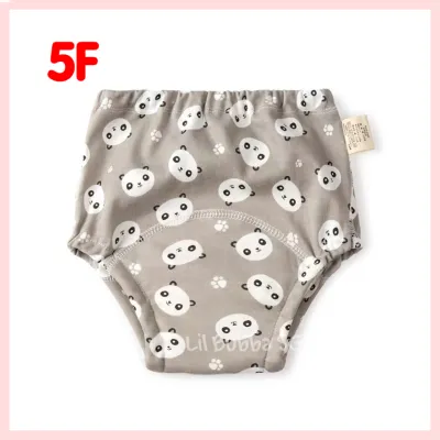 [LIL BUBBA] 6 LAYERS BABY TOILET TRAINING PANTS 100% COTTON