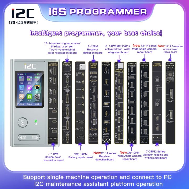 Curated visual reference: Fresh Look at I2C I6S True Tone Repair Programmer For Iphone X 11