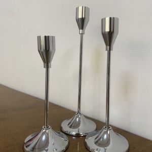 CHUAN 3 Piece  loại Giá đỡ nến bằng  loại. Đồ trang trí cho các buổi tiệc. Chân nến trang trí nhà cửa Giá đỡ nến kiểu châu Âu.  Giá đỡ nến để bàn