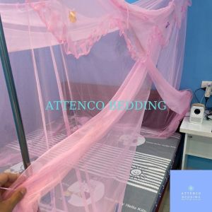 Mùng-màn tuyn hoa lỗ nhỏ có cửa cao 2m Màn cao cấp chống muỗi nhỏ và các loại côn trùng bảo vệ an toàn size 1m6x2m và 1m8x2m