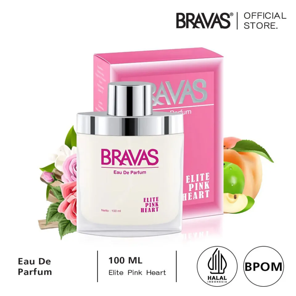 BRAVAS Parfum Wanita ELITE 100 ML Eau De Parfum HALAL Perfume