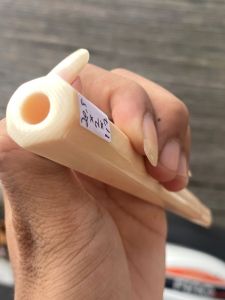 pipa gg asli lokal panjang 20cm model segilapan mulus bahan merah bening