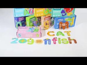 ENMY Letters Puzzle Toys Magnetic Alphabet ABC Early Educational Toys Magnetic Fridge Stickers Set For Kids Boys Girls Gifts