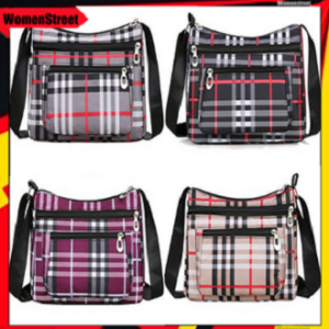 Korean Women Girl 4 Color Elegant Sling Shoulder Woman Nylon Crossbody Handbag Tote Beg Messenger Bag