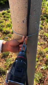 Talao Wire Twister Tool Fence Wire Twister Fastener Multi-function Wire Winding Fixator For Garden 1Pc