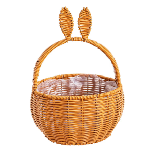 Vật Liệu Tự Nhiên Thỏ Tai Handmade Giỏ Lưu Trữ Bin Thích Hợp Cho Tổ Chức Nhà Và món quà độc nhất vô nhị Ý Tưởng
