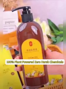 Dầu gôị nhuộm tóc phủ bạc tự nhiên không làm hỏng tóc. nhuộm tóc thảo dược giảm tóc bạc và giúp tóc chắc khỏe