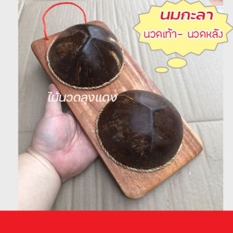 รูปจากผู้ขายบน Lazada: นมสาวกะลา หมอนนมกะลา กะลานวดหลัง กะลามะพร้าวนวดฝ่าเท้า ไม้นวดหลัง กะลานวดเท้า กะลาเหยียบ แก้ปวดรองช้ำ นมสาวกะล ตั้งราคา ฿149 ขายแล้ว 387 ชิ้น