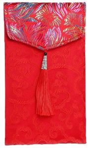 CNY Silk Embroidery Pouch / Silk Red Packet/ Cloth Ang Bao / New Notes Pouch (SG Ready Stocks)