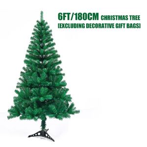 4/5/6/7/8FT Christmas Tree with Metal Stand Fast Assemble PVC Material Premium Quality Holiday Decor for Home
