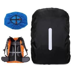 【VIDKHSY Store】Multi-functional Backpack Rain Cover Waterproof Backpack ProtectorWith Reflective StripsDustproof Bag for Hiking Outdoor Camping Motorcycle Riding