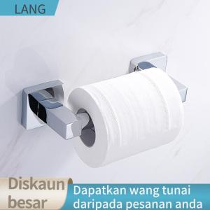 LANG Telescopic Tissue Roll Toilet Paper Stick Plastic Towel Holder Roller Retractable Spring Rod