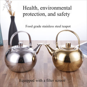 1.5L /2LCoffee Pot Teapots Stainless Steel Water Kettle Removable Tea Pot with Filter Hotel Restaurant Tea Kettle/SH082