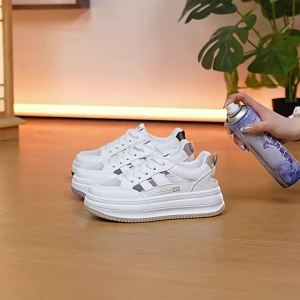 [Free Shipping] 2026 Summer Fashion Casual WomenS Shoes Hollow Breathable White Sneakers Versatile Thick-Soled Sandals WomenS Sports Shoes 1002