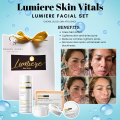 Lumiere Skin Vitals Facial  Rejuvenating Set as Acne treatment, lightens blemishes,, skin tag remover, pore minimizer. 