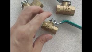 Heavy-Duty DN32/40/50 Brass Ball Valve Corrosion-Resistant for Residential Water Heater Installation