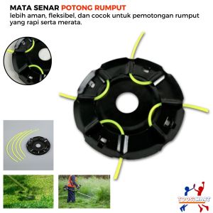 Mata Senar Potong Rumput Mata Pisau Potong Mesin Rumput Senar Nylon Brush Cutter