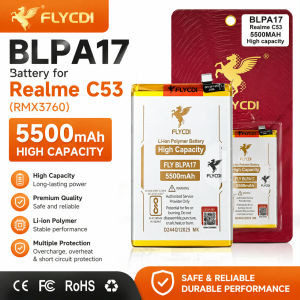 FLYCDI BLPA17 High-Capacity 5500mAh Li-Ion Polymer Battery for Realme C53 - Durable Replacement phone Battery