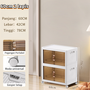 Storage Cabinet/Serbaguna storage box/kotak penyimpanan/box organizer/Lemari Pakaian Plastik