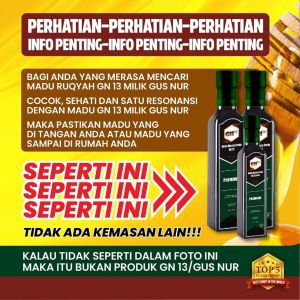 Madu Ruqyah GN13 Ustadz Gus Nur Original – Herbal Islami Bantu Pulihkan Energi dan Stamina Halal