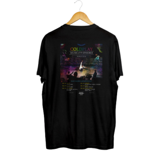 Baju Konser Musik Kaos Band T shirt Coldplay