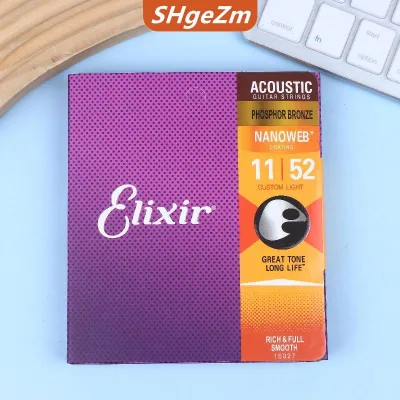 [COD] SHgeZm SPORTS Đàn guitar chuyên nghiệp Dây Đàn Guitar Điện Acoustic Guitar tráng dây đàn guitar chống gỉ Brass phosphor bronze dây
