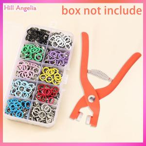 [Hill Angelia] Plier Tool Colour Metal Snap Sewing Button Claw Set Hollow Solid Snap Fasteners Kit For Installing Clothes Bags