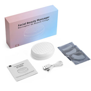 Electric Eye Massage Device LED Red Light Eye Care Therapy EMS Massager Eye Patches With 3pack Gel Patch For Eye Pods Reducing Eye Bags and Dark Circles Portable Under-eye Patches