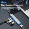 ORICO Type C HUB 4พอร์ต USB 3.0 2.0ตัวแยกสัญญาณ OTG อะแดปเตอร์แบบพกพาแท่น TF สำหรับอุปกรณ์คอมพิวเตอร์. 
