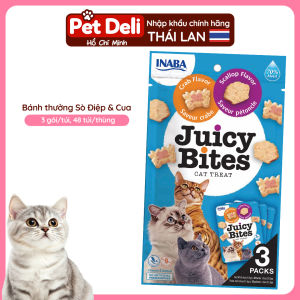 [CHÍNH HÃNG] Bánh Thưởng Cho Mèo JUICY BITES 😻 Inaba Ciao Nhập Khẩu Thái Lan
