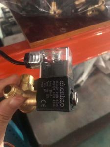 Van từ tính máy nén khí hiệu Chenhao có cụm van đồng VANDIEN3 VANDIEN4