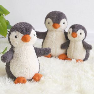 STKE 16/20/30cm Children Kids Lovely Kids Gift Home Decor Soft Toys Smooth Surface Penguin Dolls Penguin Plush Toy Comforting Sleeping Toy Animal Doll Penguin Stuffed Doll
