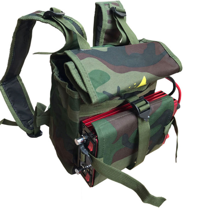 Canvas bag battery backpack Electric Fishing Machine bag for Ultrasonic