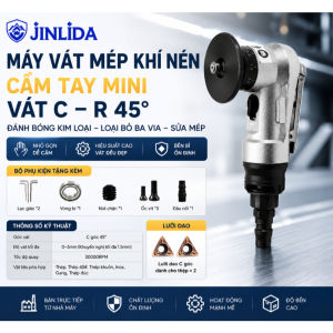 Máy Vát Mép Khí Nén Cầm Tay Mini 45° Vát Góc C Góc R Dụng Cụ Tẩy Ba Via Kim Loại Thép Inox Nhôm Máy Vát Mép Khí Nén Cầm