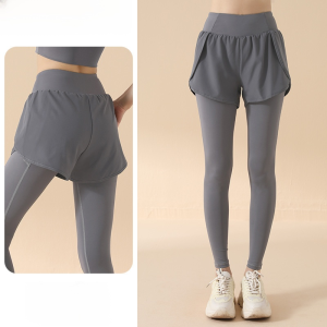 กางเกงเลกกิ้งวิ่ง กางเกงโยคะเอวสูงยืดหยุ่นสูงยกสะโพกสําหรับผู้หญิง